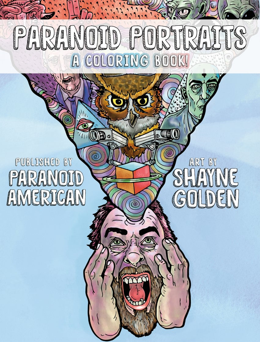 Paranoid Portraits Coloring Book